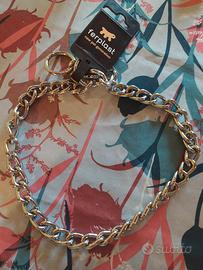 Collare a strangolo per cani in acciaio