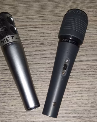Microfoni professionali per canto karaoke ecc
