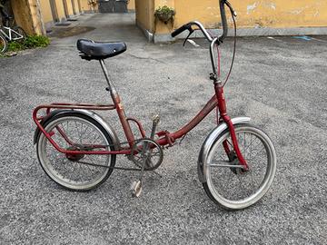 Bicicletta pieghevole francese tipo Graziella.