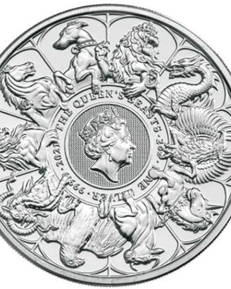 Queen’s Beast Completer 2021 Argento 2oz