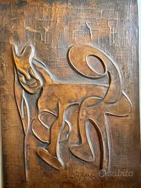 Quadro Rame Roberto Joppolo con catalogo