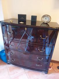 Trittico in piuma di mogano