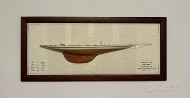 Quadro Nautico Artigianale America’s Cup