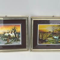 Set 4 quadri Litografie Cenkovcan