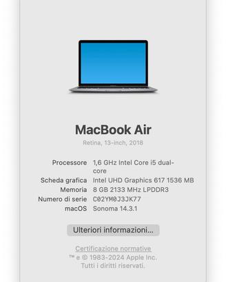 MacBook air  2018