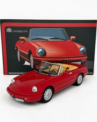 Alfa Romeo Spider 1990 Rosso 1/18 Laudoracing