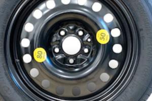 Ruotino di scorta bmw