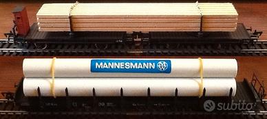 28 Scala H0 Carri Merce Telaio Metallo Fleischmann