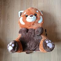 Peluche panda rosso gigante Nuovo (altezza 60cm)