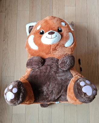 Peluche panda rosso gigante Nuovo (altezza 60cm)