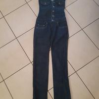 tuta di jeans donna