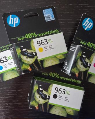 HP Cartucce originali 963XL nero,cian,mag. giallo