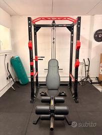 Rack multifunzione e panca multifunzione