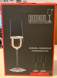 Coppia di bicchieri da champagne Riedel Reserve