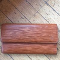 Portafoglio louis vuitton cuir epi marrone