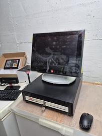 Cassa RCH con monitor touch + tastiera e mouse