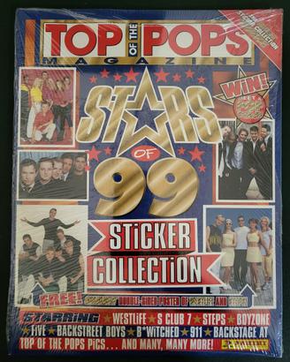 Album Panini Top of the Pops- Stars of the 99