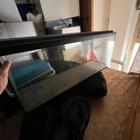 Acquario in vetro 1,00x0,40m