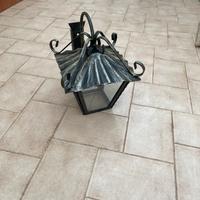 Lampadario da esterno vintage