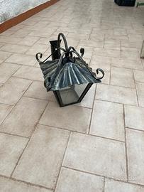 Lampadario da esterno vintage