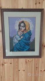 Quadro Madonna Ferruzzi a Mezzo Punto
