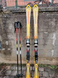 sci, attacchi e bastoncini 