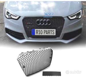 GRIGLIA PER AUDI A5 12-16 LOOK RS5 NERO CROMATO
