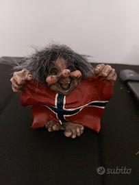 Statuetta Troll Norvegese Lommedalen