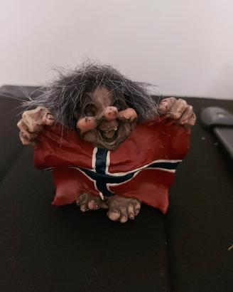 Statuetta Troll Norvegese Lommedalen