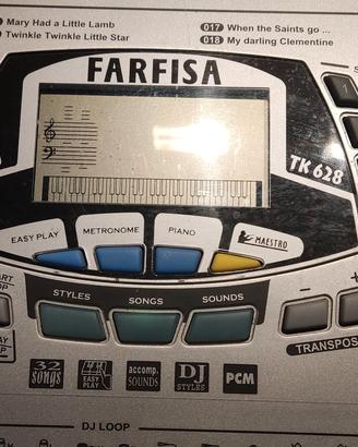 cambio tastiera FARFISA TK628 CON TASTIERA YAMAHA 