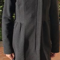 Cappotto in panno grigio scuro