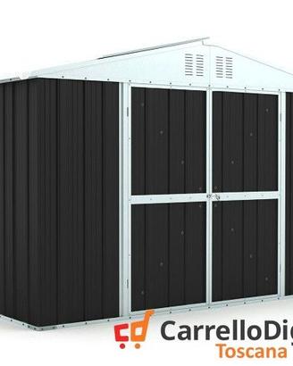 Box giardino lamiera zincata 327x155 nero