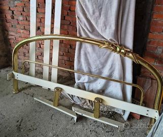 letto in ottone 