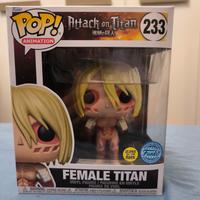 Funko pop female Titan l'attacco dei giganti 