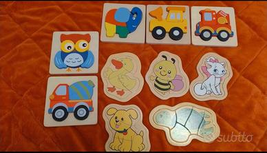 Puzzle in legno