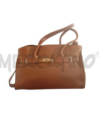 BORSA D BAGDESIGNER FLORENCE PELLE CAMMELLO