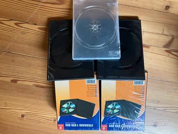 DVD vergini, custodie DVD, cassette registratore