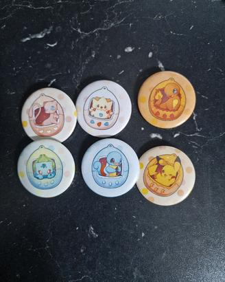 Spillette Pokemon Pikachu, Squirtle, Charmender