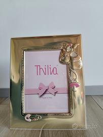 cornice argento bambina 