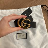 Cintura Gucci Marmont nera