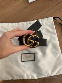 Cintura Gucci Marmont nera