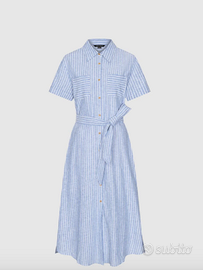 Abiti da pattinatore a righe con colletto a camici