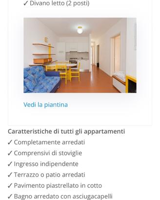 Residence Pianeta Maratea Interi Agosto 45.000