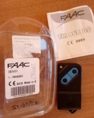 Telecomando cancello/garage FAAC TM868DS TX2