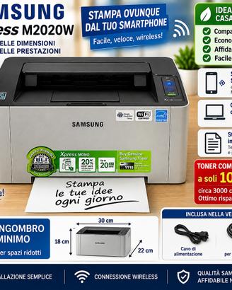 Stampante Laser  Samsung Xpress M2020W  