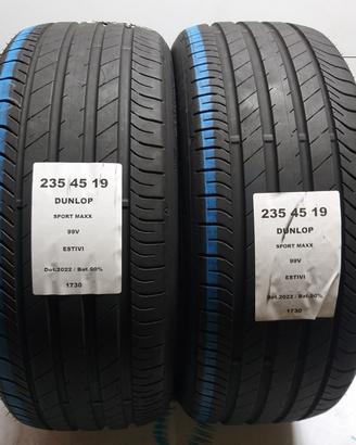 2 GOMME 235 45 19 DUNLOP A1730