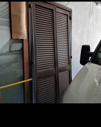 balcone alluminio legno 