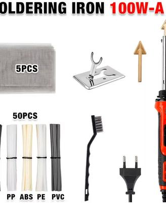 Saldatore plastica 50-100 w completo di tutto