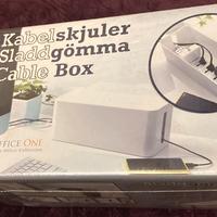 Scatola Porta Raccogli Nascondi cavi nera
