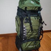 zaino 90 litri . nuovo. verde militare 